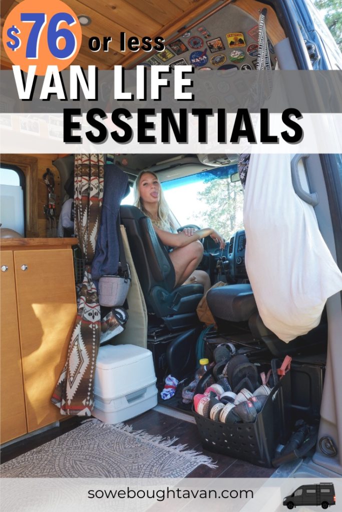 Van Life Essentials for $76 or Less - So We Bought A Van