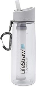 life straw water bottle: van life self-care
